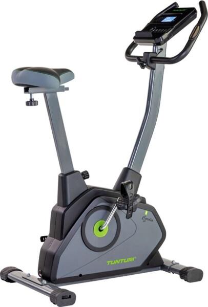 Grote foto tunturi cardio fit e35 hometrainer ergometer bluetooth fitnessfiets met 12 verschillende train sport en fitness fitness