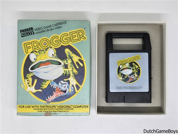 Grote foto philips videopac parker frogger spelcomputers games overige merken