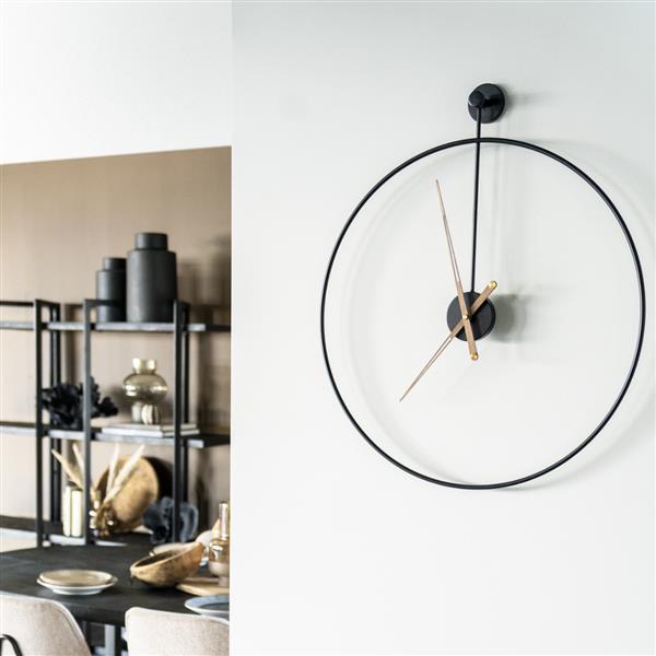 Grote foto klok sundial large 70 black huis en inrichting woningdecoratie