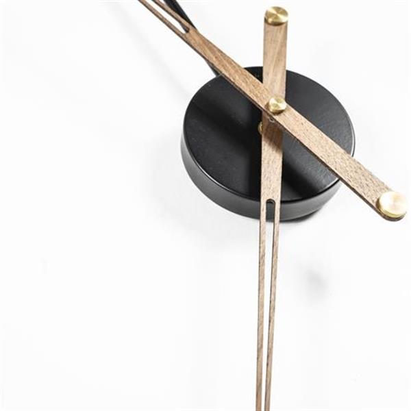 Grote foto klok sundial large 70 black huis en inrichting woningdecoratie