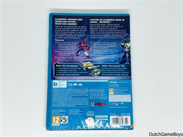 Grote foto nintendo wii u mighty no. 9 fah new sealed spelcomputers games overige games