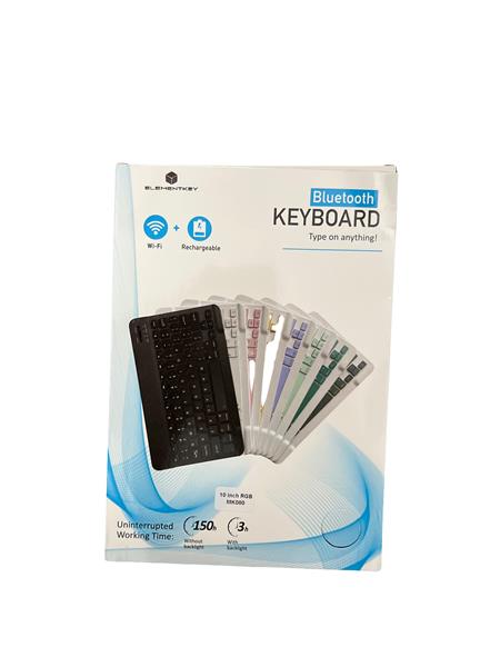 Grote foto elementkey v01 aluminium bluetooth 3.0 toetsenbord led verlichting rgb keyboard voor tv tab computers en software overige computers en software