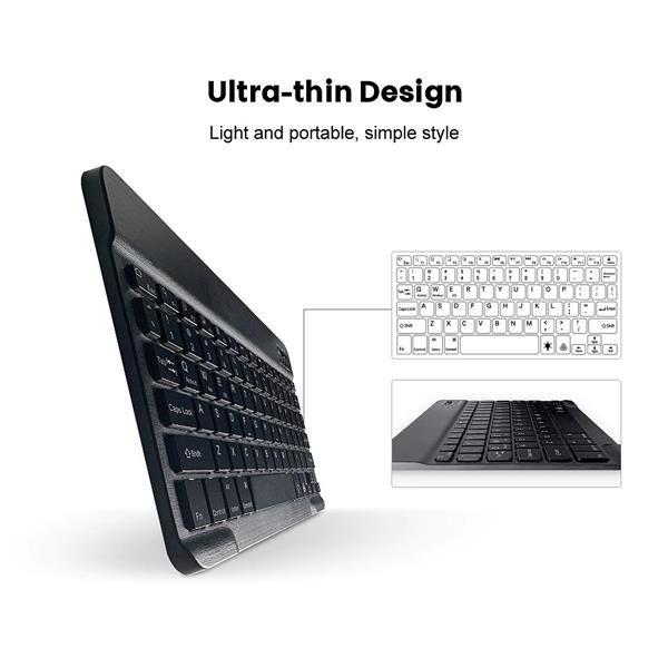 Grote foto elementkey v01 aluminium bluetooth 3.0 toetsenbord led verlichting rgb keyboard voor tv tab computers en software overige computers en software