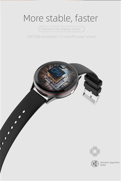 Grote foto drphone m10 warp series ips full touch screen smartwatch waterdicht mannen en vrouwen horloge kleding dames horloges