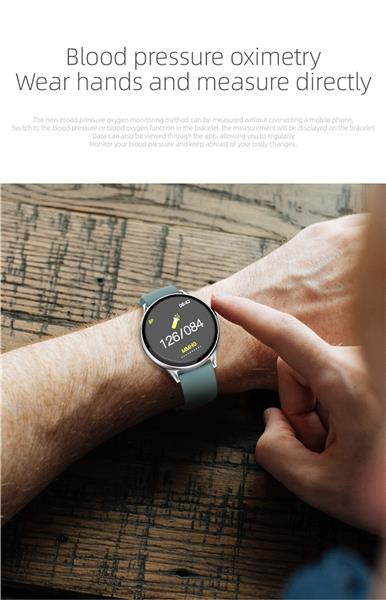 Grote foto drphone m10 warp series ips full touch screen smartwatch waterdicht mannen en vrouwen horloge kleding dames horloges