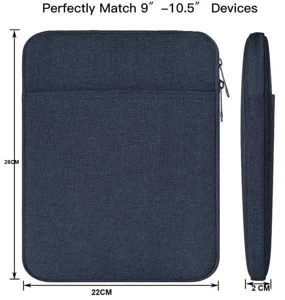 Grote foto drphone s06 10.5 inch sleeve tablethoes pouchbag geschikt voor o.a ipad pro 11 2020 samsung s telecommunicatie mobieltjes