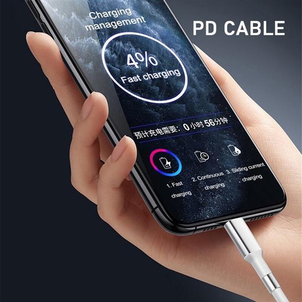 Grote foto drphone mag 3a kabel magnetisch oprolsysteem geschikt voor usb c naar usb c 1 meter oplaad k telecommunicatie opladers en autoladers