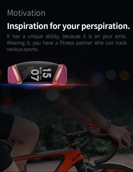 Grote foto drphone nightrun activity tracker horloge nacht verlichting sport hartslagmeter notificaties kleding dames horloges