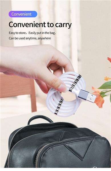 Grote foto drphone mag 3a kabel magnetisch oprolsysteem geschikt voor micro usb 1 meter oplaad kabel telecommunicatie opladers en autoladers