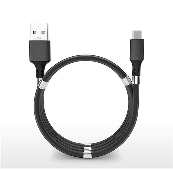 Grote foto drphone mag 3a kabel magnetisch oprolsysteem geschikt voor micro usb 1 meter oplaad kabel telecommunicatie opladers en autoladers