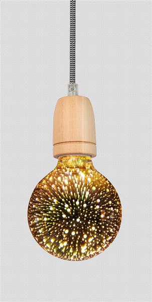 Grote foto hanglamp modern hout pendel crius huis en inrichting overige