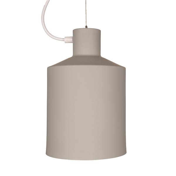 Grote foto hanglamp modern grijs rond wit metaal scaldare sacile huis en inrichting overige