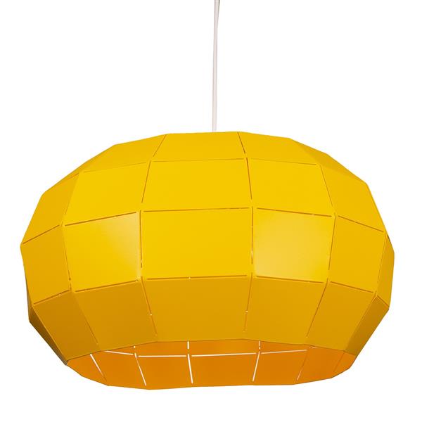 Grote foto hanglamp modern geel rond metaal scaldare helmi huis en inrichting overige