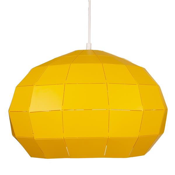 Grote foto hanglamp modern geel rond metaal scaldare helmi huis en inrichting overige