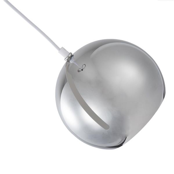 Grote foto hanglamp modern chrome rond metaal scaldare balbano huis en inrichting overige