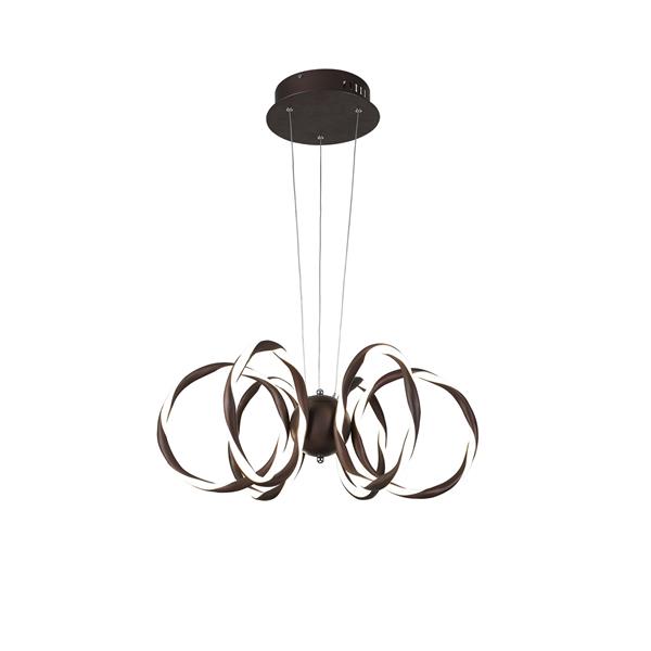 Grote foto hanglamp led design bruin rond scaldare cala huis en inrichting overige