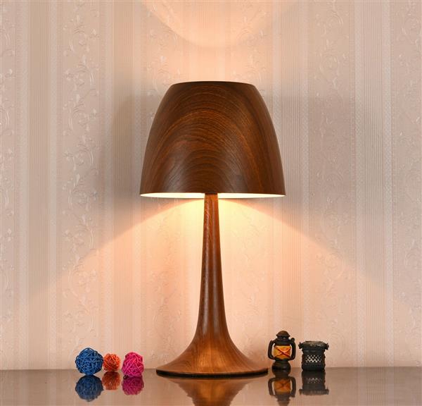 Grote foto tafellamp modern bruin 42 cm valott artisokka huis en inrichting overige