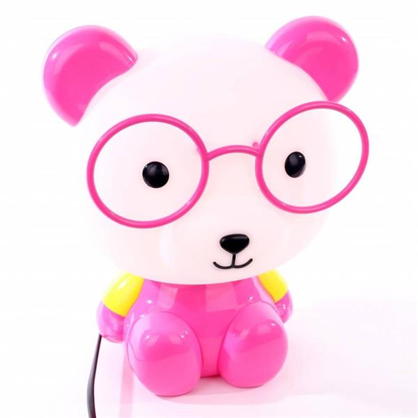 Grote foto tafellamp panda roze funnylights minum huis en inrichting overige
