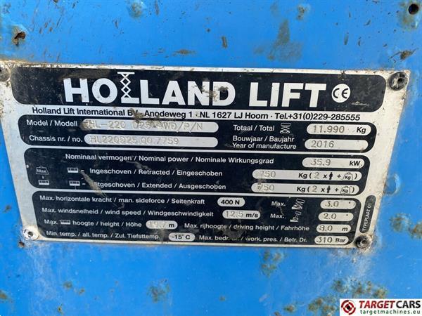 Grote foto holland lift hl 220d25 4wd diesel 4x4 scissor work lift 2170cm doe het zelf en verbouw hoogwerkers