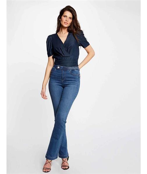 Grote foto jeans 222 pkely stone blue kleding dames overige kledingstukken
