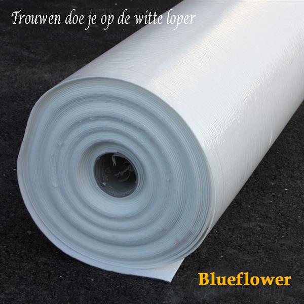 Grote foto witte loper voor bruiloft 10 meter aanbieding diversen versiering