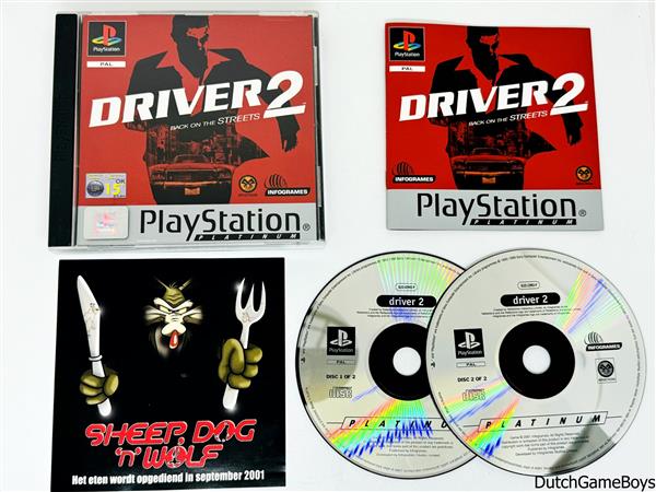 Grote foto playstation 1 ps1 driver 2 platinum spelcomputers games overige playstation games