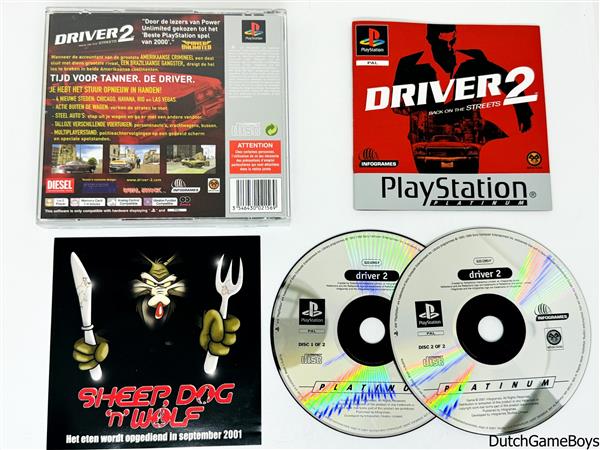 Grote foto playstation 1 ps1 driver 2 platinum spelcomputers games overige playstation games