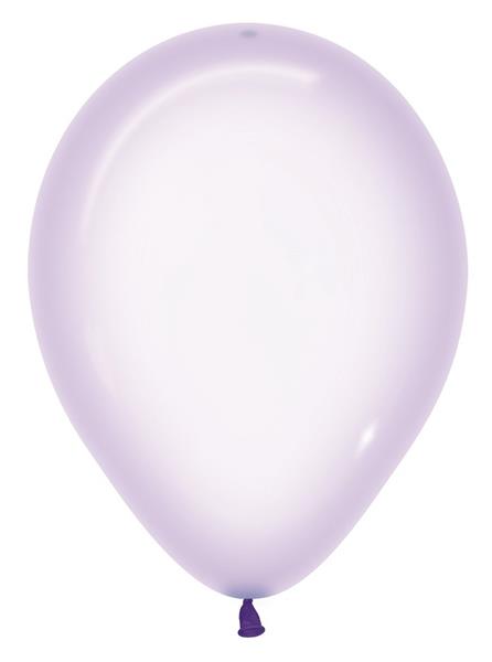 Grote foto ballonnen crystal pastel lilac 350 30cm 50st verzamelen overige verzamelingen