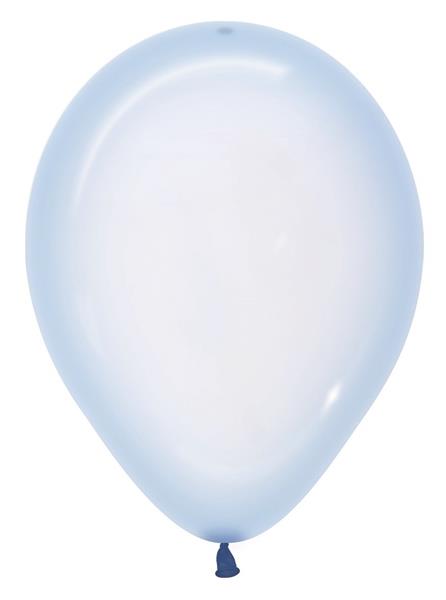 Grote foto ballonnen crystal pastel blue 339 30cm 50st verzamelen overige verzamelingen