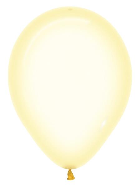 Grote foto ballonnen crystal pastel yellow 321 30cm 50st verzamelen overige verzamelingen