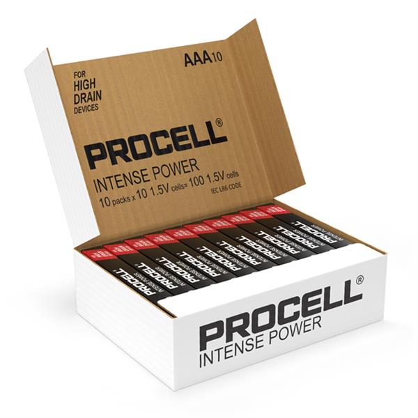 Grote foto procell intense power aaa batterij 1.5v 100 st. doe het zelf en verbouw gereedschappen en machines