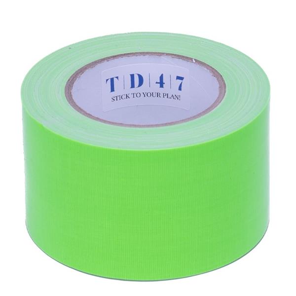 Grote foto td47 gaffa tape 75mm x 25m fluor groen doe het zelf en verbouw materialen en producten