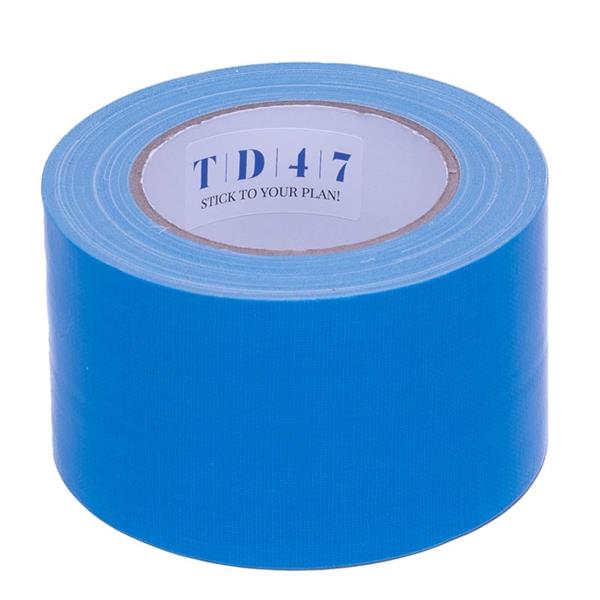 Grote foto td47 gaffa tape 75mm x 25m fluor blauw doe het zelf en verbouw materialen en producten