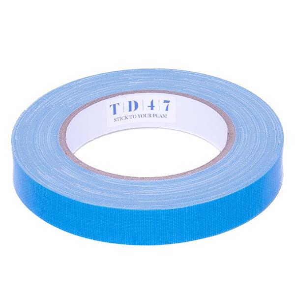 Grote foto td47 gaffa tape 19mm x 25m fluor blauw doe het zelf en verbouw materialen en producten
