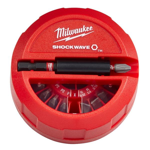 Grote foto milwaukee shockwave bitset 15 delig in box doe het zelf en verbouw gereedschappen en machines