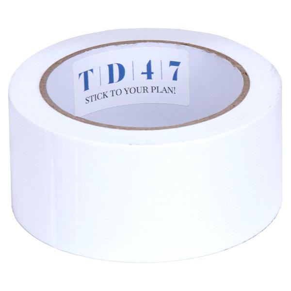 Grote foto td47 ducttape 50mm x 25m wit doe het zelf en verbouw materialen en producten