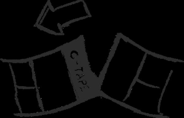 Grote foto c tape camera labels 25mm geel ca.80st. doe het zelf en verbouw materialen en producten