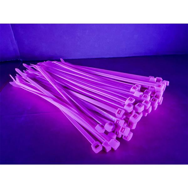 Grote foto td47 kabelbinders 4.8 x 200 mm fluor roze doe het zelf en verbouw materialen en producten