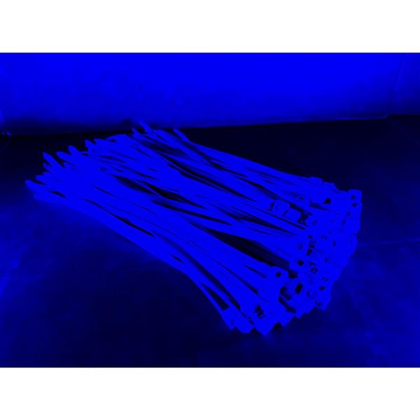 Grote foto td47 kabelbinders 4.8 x 200 mm fluor blauw doe het zelf en verbouw materialen en producten