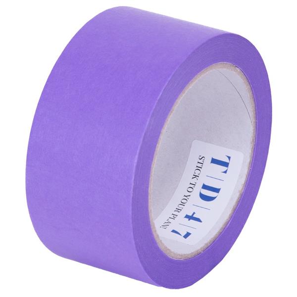 Grote foto td47 maskeertape low tack 50mm x 50m paars doe het zelf en verbouw materialen en producten