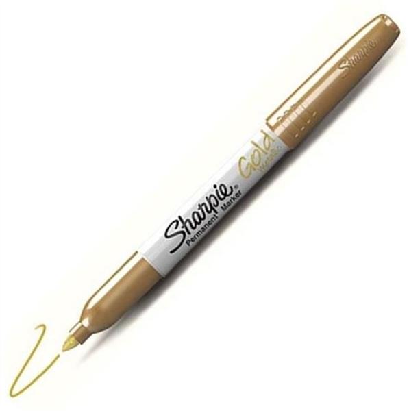 Grote foto sharpie fine point permanent marker 1mm metallic gold doe het zelf en verbouw gereedschappen en machines