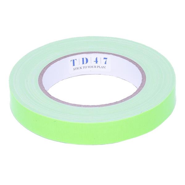 Grote foto td47 gaffa tape 19mm x 25m fluor groen doe het zelf en verbouw materialen en producten