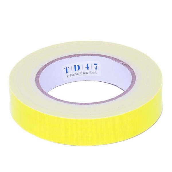 Grote foto td47 gaffa tape 25mm x 25m fluor geel doe het zelf en verbouw materialen en producten