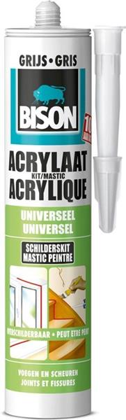 Grote foto bison acrylaatkit 300ml grijs doe het zelf en verbouw materialen en producten