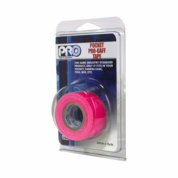 Grote foto pro gaff fluor tape mini rol 24mm x 5 4m neon roze doe het zelf en verbouw materialen en producten