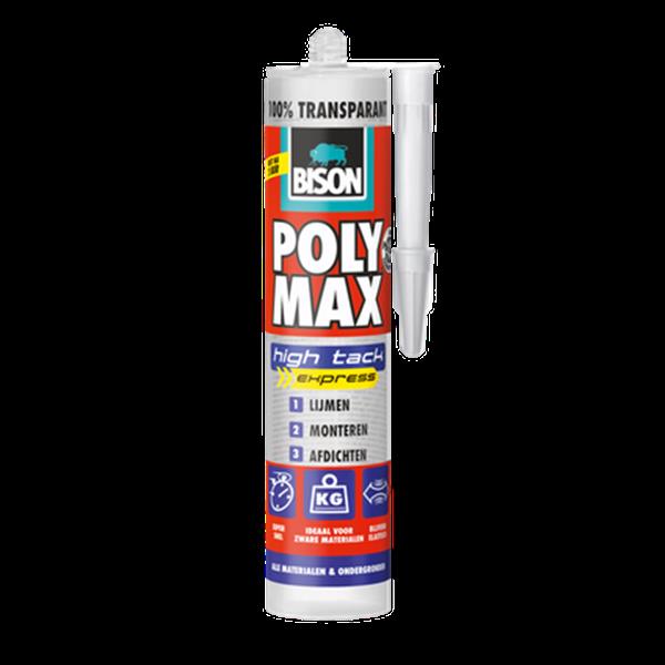 Grote foto bison polymax high tack express 300g transparant doe het zelf en verbouw materialen en producten