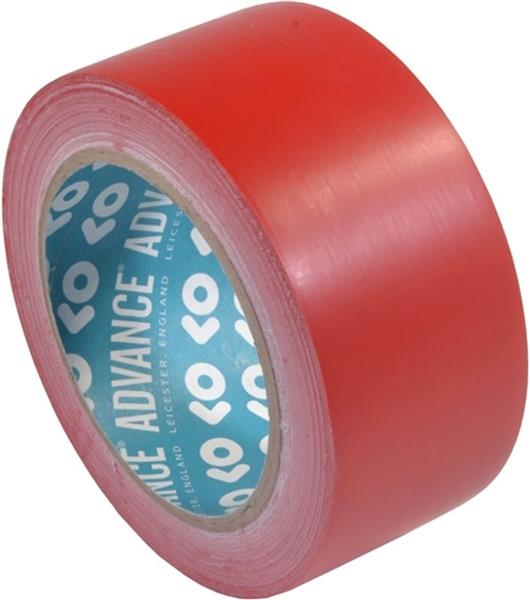 Grote foto advance at8 pvc markering tape 50mm x 33m rood doe het zelf en verbouw materialen en producten