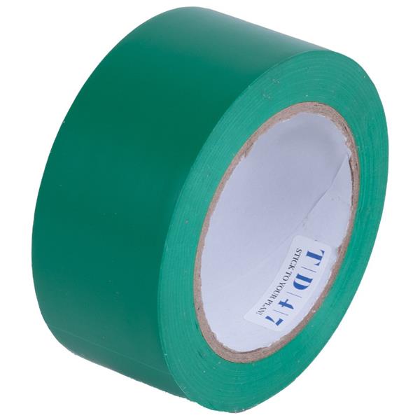 Grote foto td47 pvc safety markeringstape 50mm x 33m groen doe het zelf en verbouw materialen en producten