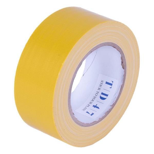 Grote foto td47 gaffa tape 50mm x 25m geel doe het zelf en verbouw materialen en producten