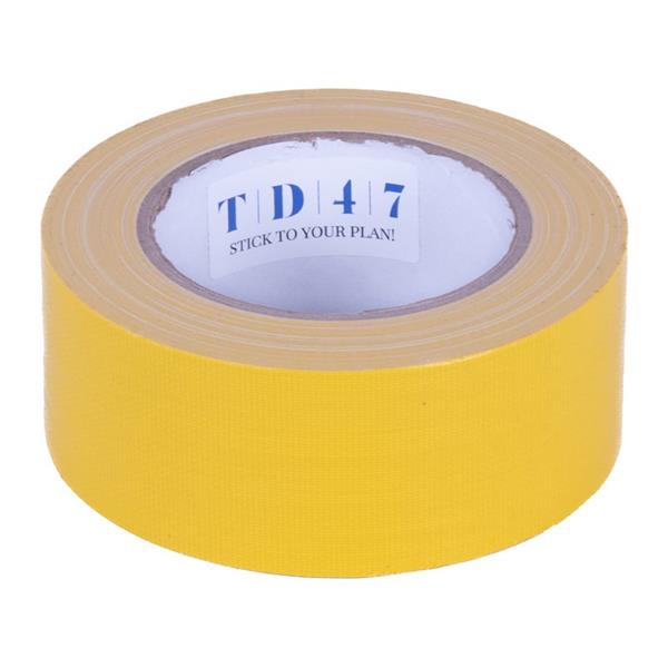 Grote foto td47 gaffa tape 50mm x 25m geel doe het zelf en verbouw materialen en producten